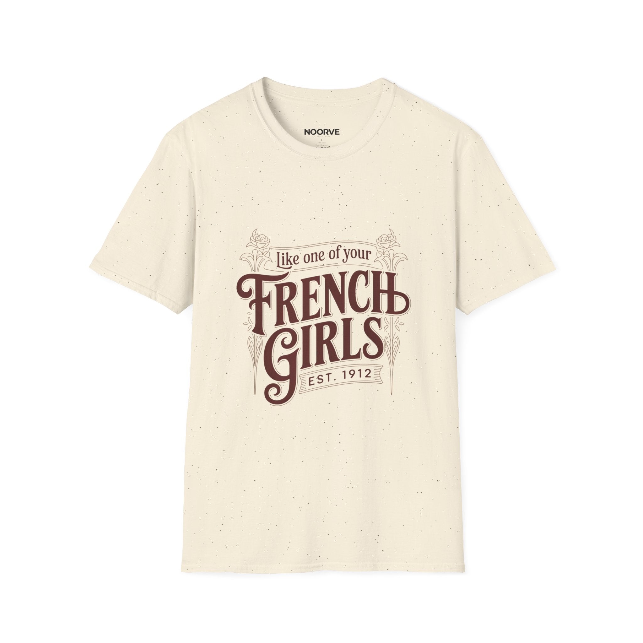 French Girls T-Shirt — "Like One of Your French Girls" Vintage Script Tee