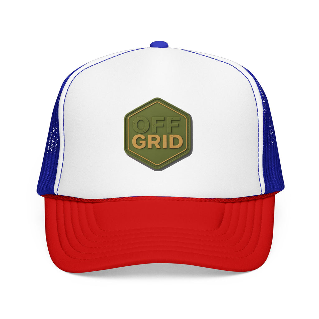 Off Grid Trucker Hat — Outdoor Adventure Foam Mesh Cap | Noorve | Hats
