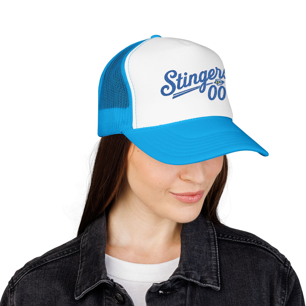 Stingers '00 Trucker Hat — Vintage Script Foam Mesh Cap