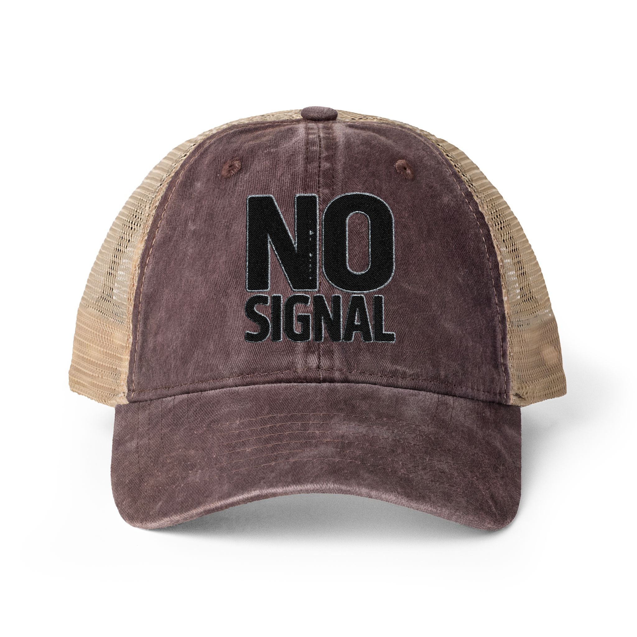 Dusty Pink Floral Washed Mesh-Back Cap | Noorve | Hats