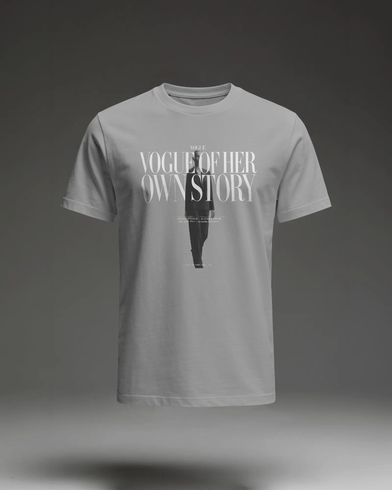 Vogue Of Her Own Story T-Shirt — Feminine Empowerment Graphic Tee | Noorve | T-Shirt