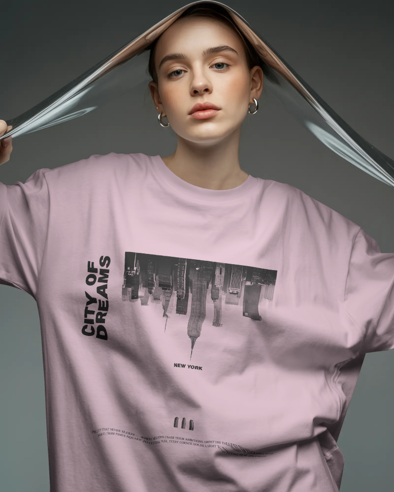 City of Dreams T-Shirt — Inverted New York Skyline Tee | Noorve | T-Shirt