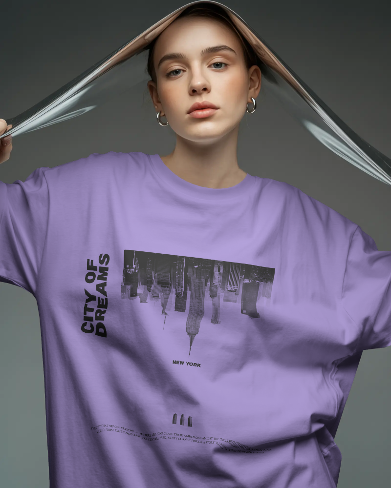 City of Dreams T-Shirt — Inverted New York Skyline Tee | Noorve | T-Shirt