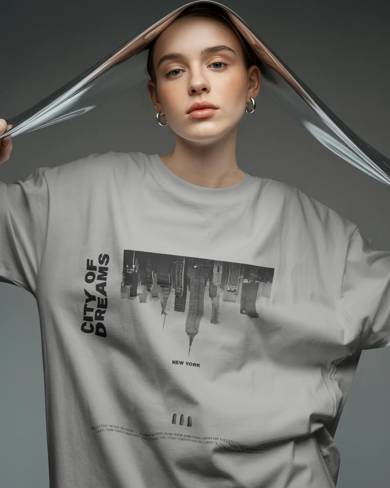 City of Dreams T-Shirt — Inverted New York Skyline Tee | Noorve | T-Shirt