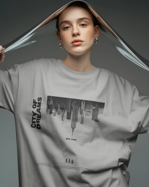 City of Dreams T-Shirt — Inverted New York Skyline Tee | Noorve | T-Shirt