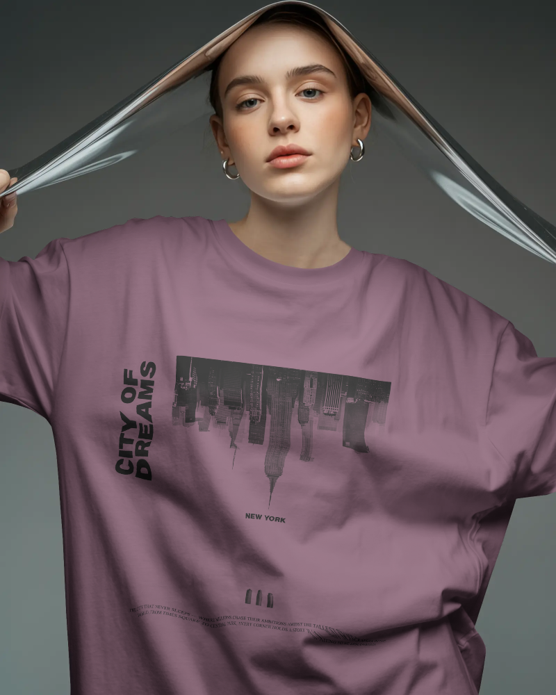 City of Dreams T-Shirt — Inverted New York Skyline Tee | Noorve | T-Shirt