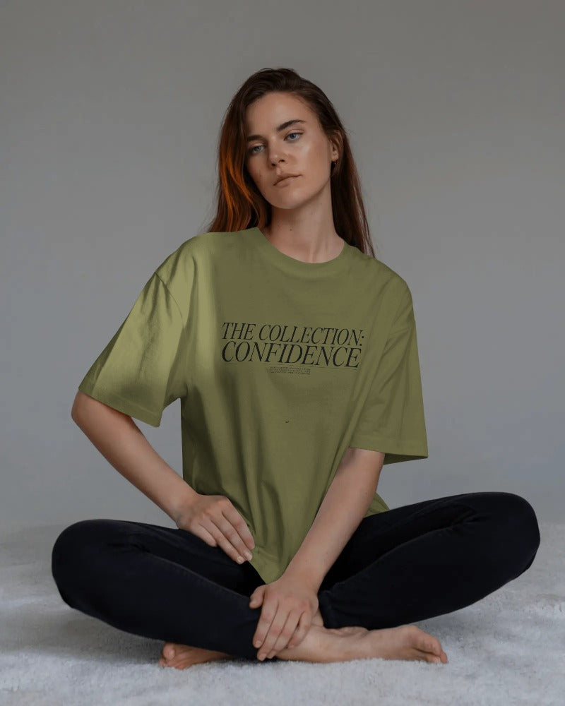 Confidence Collection T‑Shirt — 'The Collection: Confidence' Minimal Typography Tee