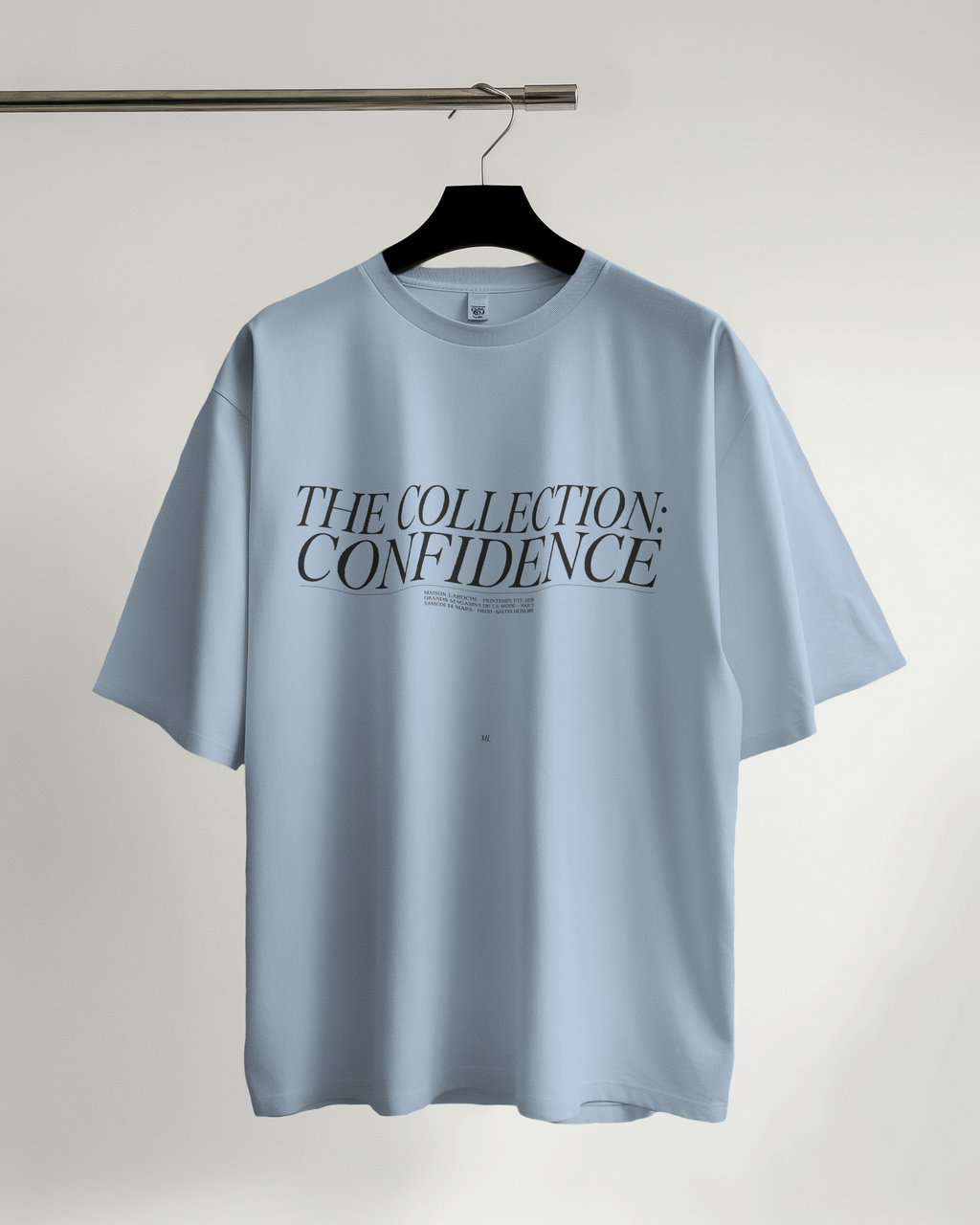 Confidence Collection T‑Shirt — 'The Collection: Confidence' Minimal Typography Tee