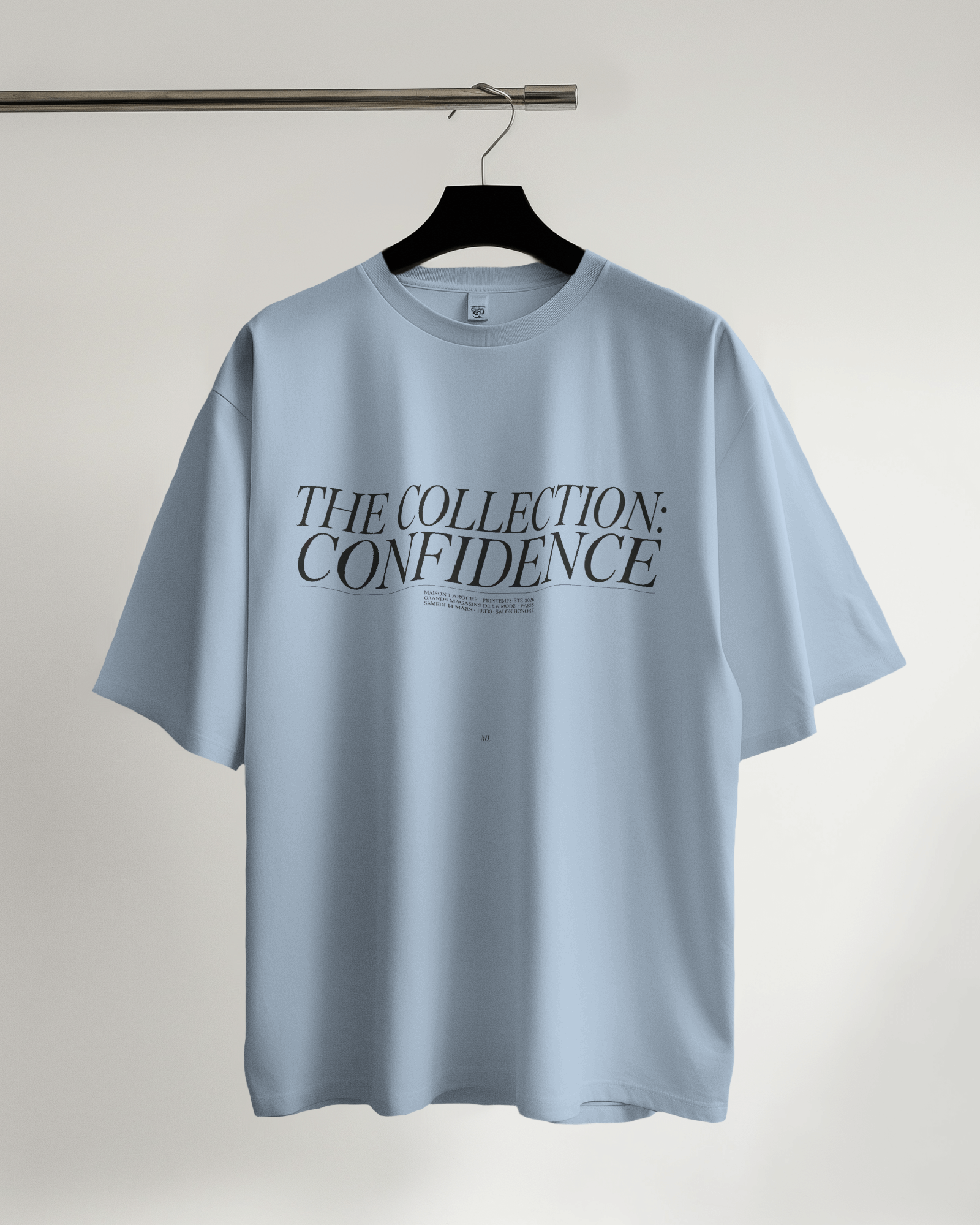 Confidence Collection T‑Shirt — 'The Collection: Confidence' Minimal Typography Tee