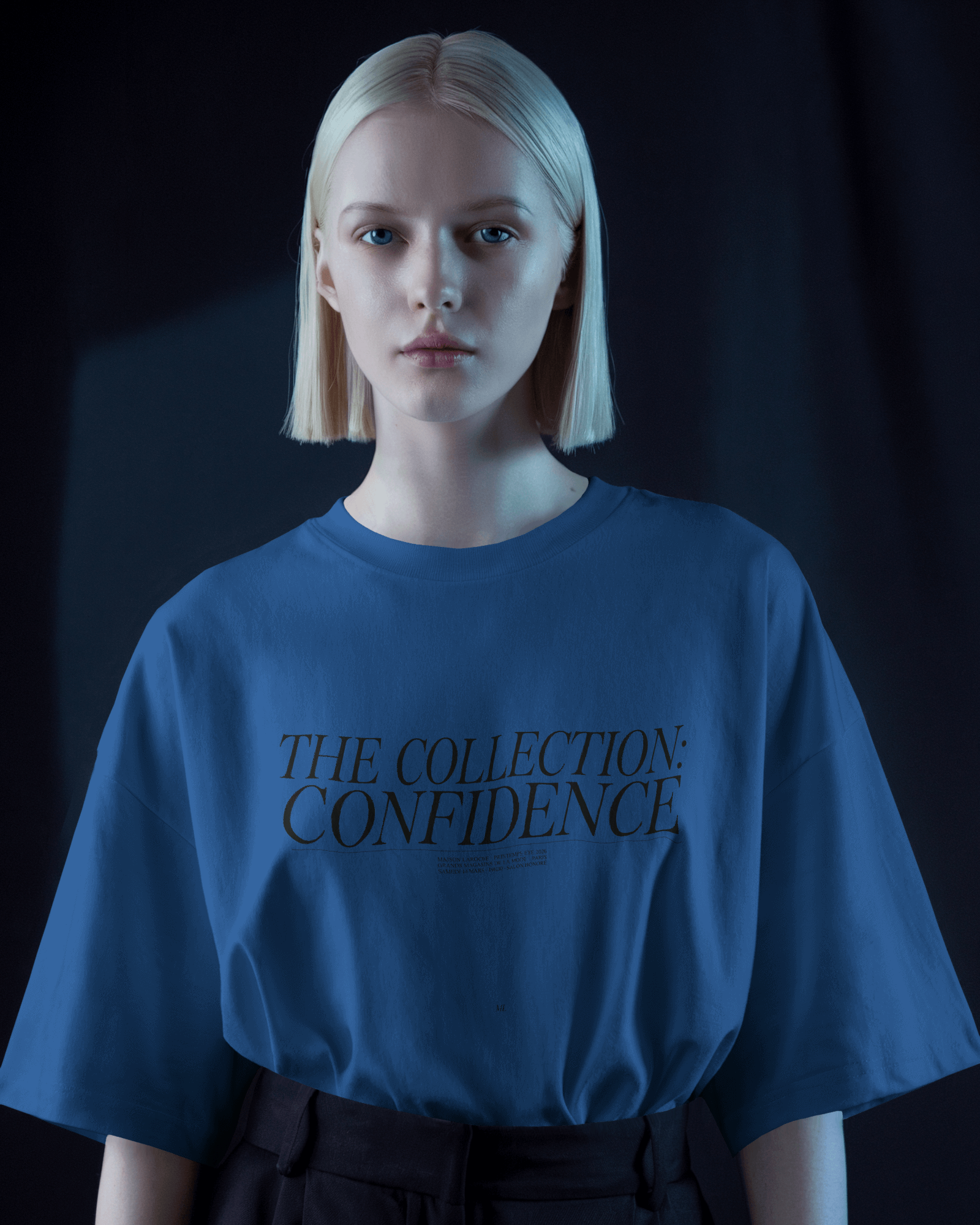 Confidence Collection T‑Shirt — 'The Collection: Confidence' Minimal Typography Tee