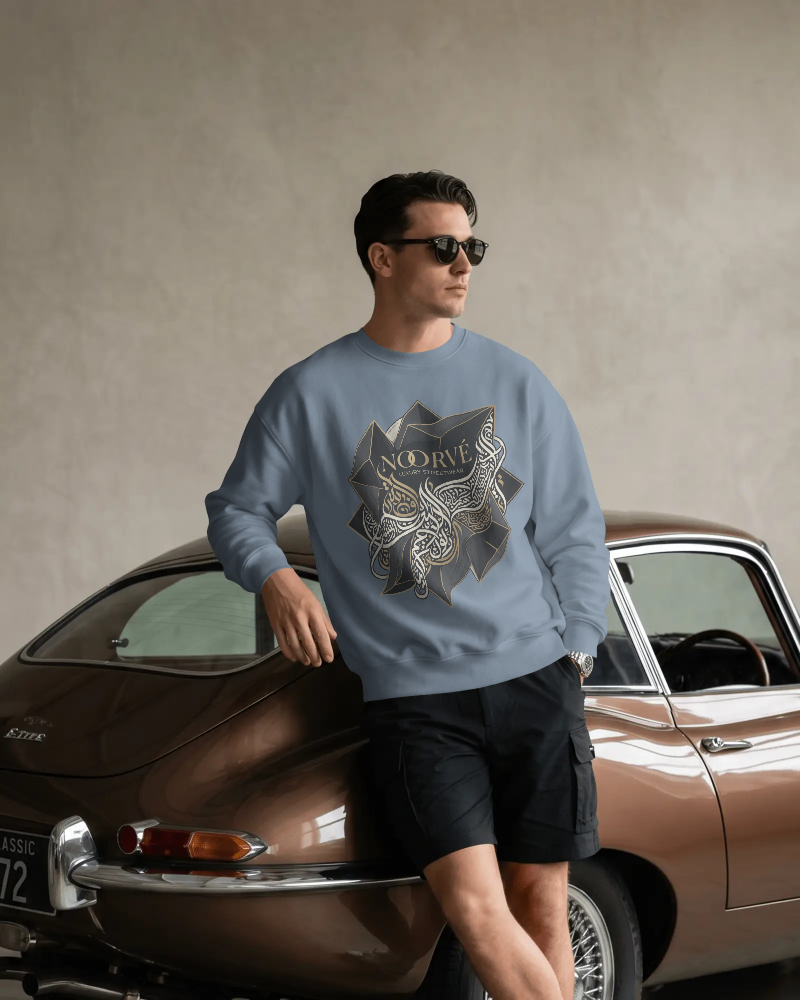 Nørve Viking Knot Sweatshirt — Norse Knotwork Crewneck