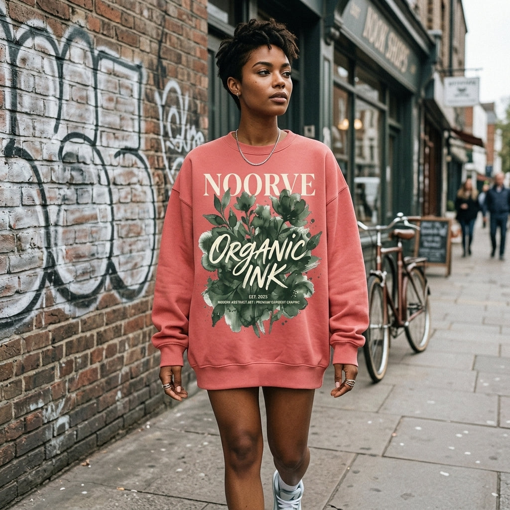 Organic Ink Botanical Sweatshirt