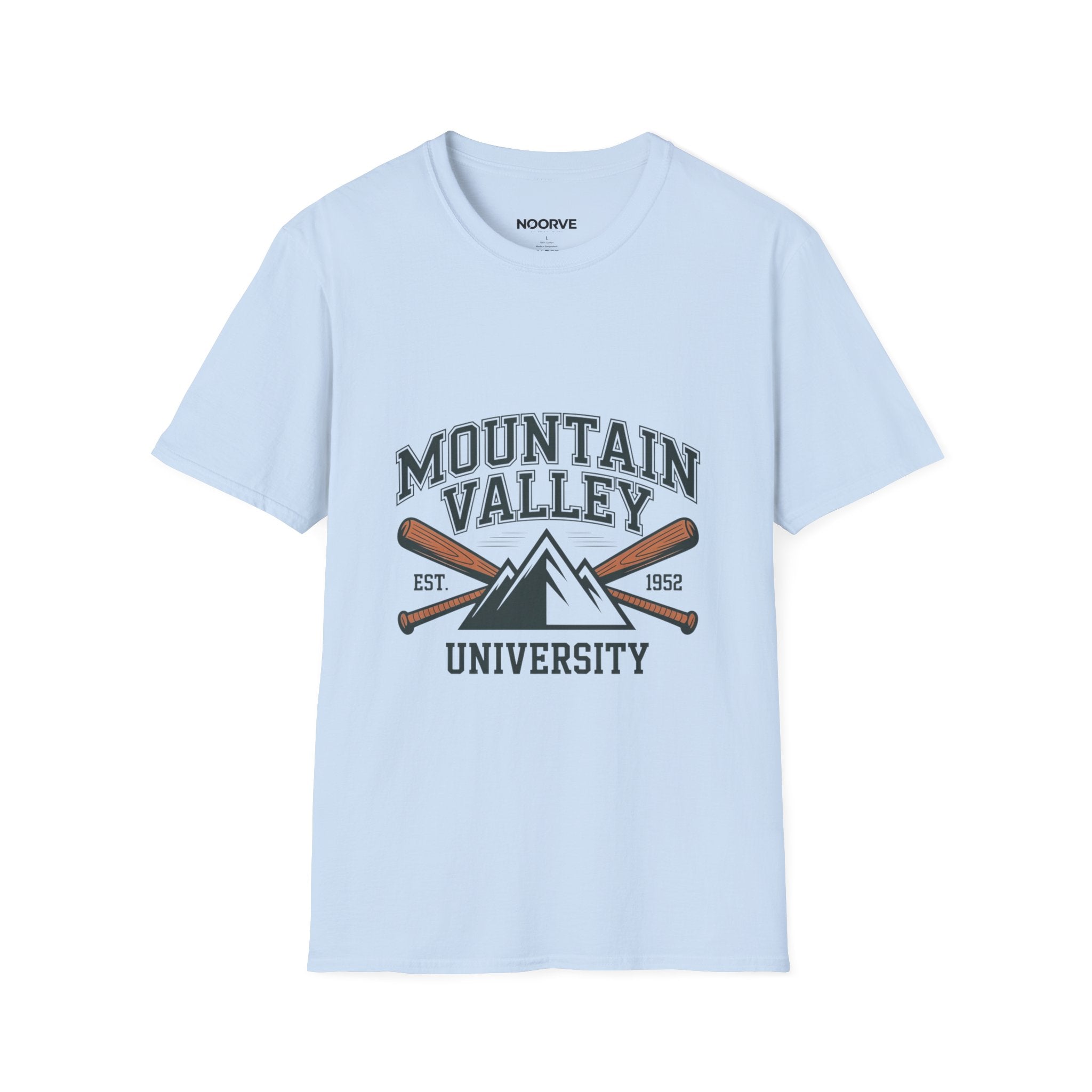Mountain Valley University T‑Shirt — Vintage Collegiate Outdoor Tee