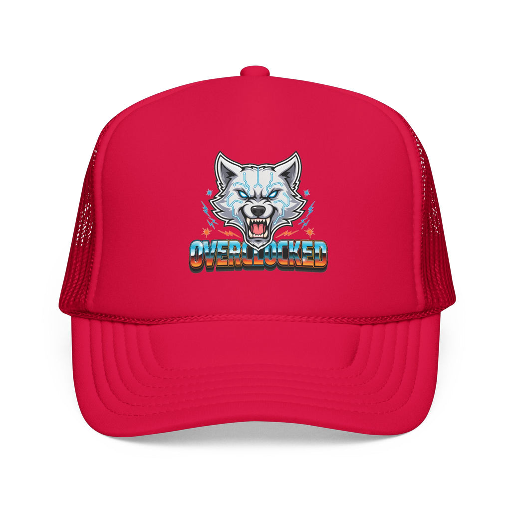Wolf Trucker Hat — Fierce Arctic Wolf Foam Trucker Cap