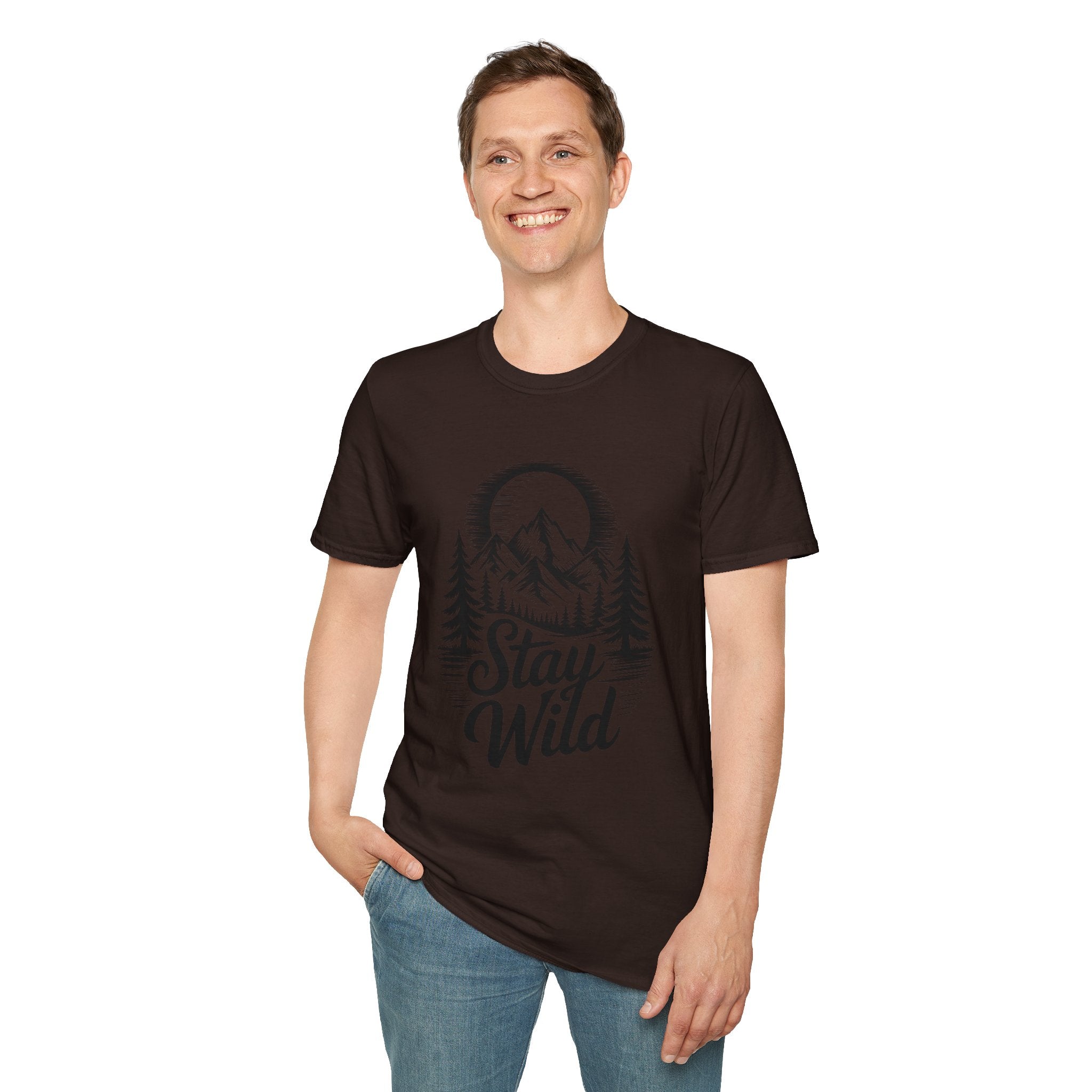 Stay Wild Mountain T-Shirt — Adventure Graphic Tee
