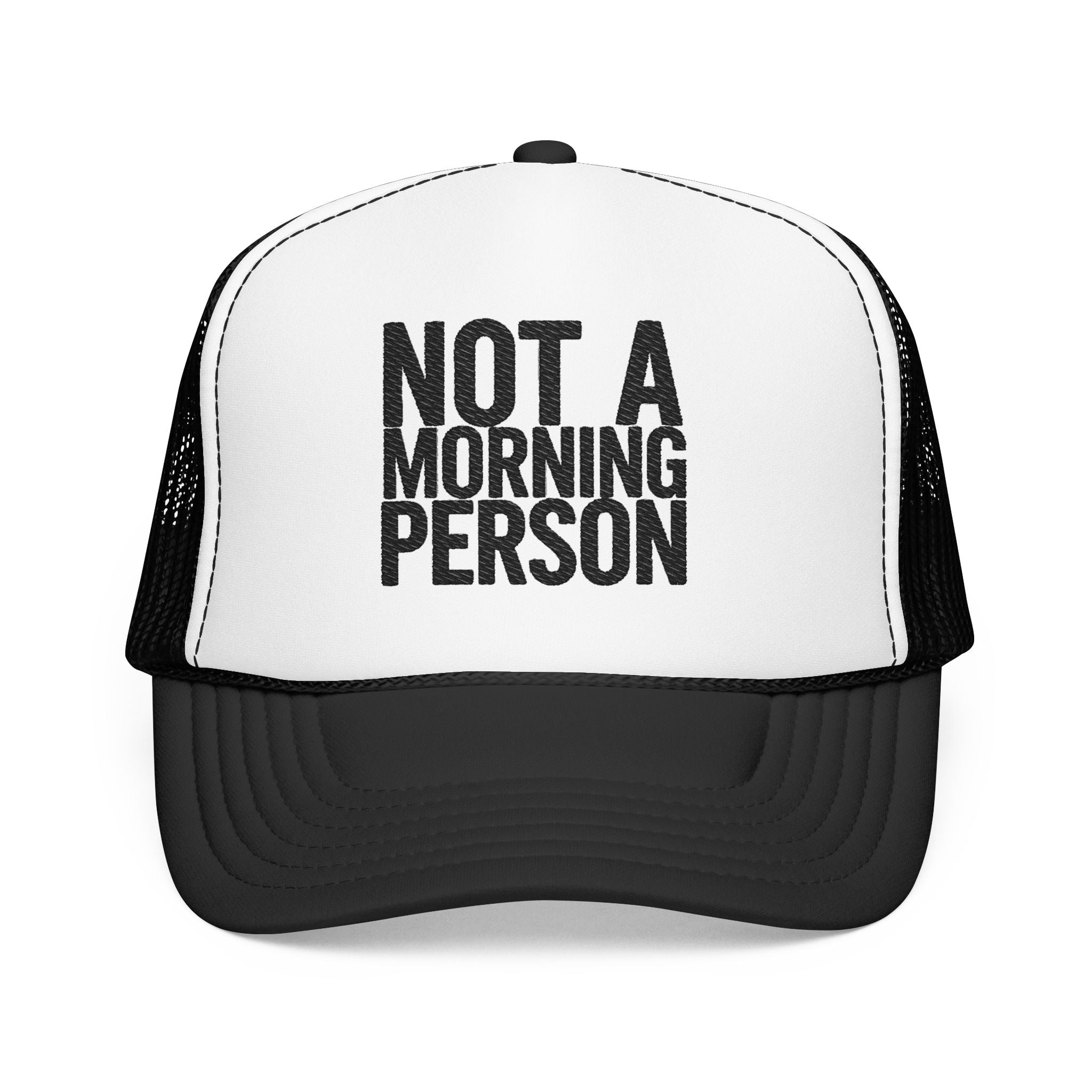 Trucker Hat — NOLA Music Person Glitter Text Foam Mesh Cap | Noorve | Hats