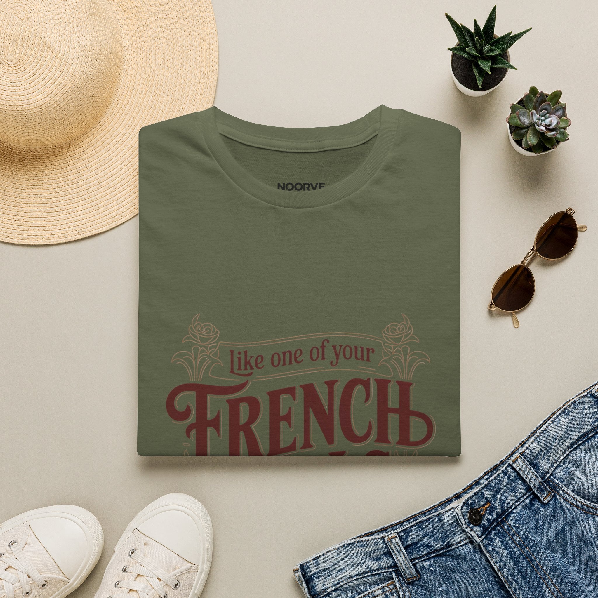 French Girls T-Shirt — Like One of Your French Girls Vintage Script Tee | Noorve | T-Shirt