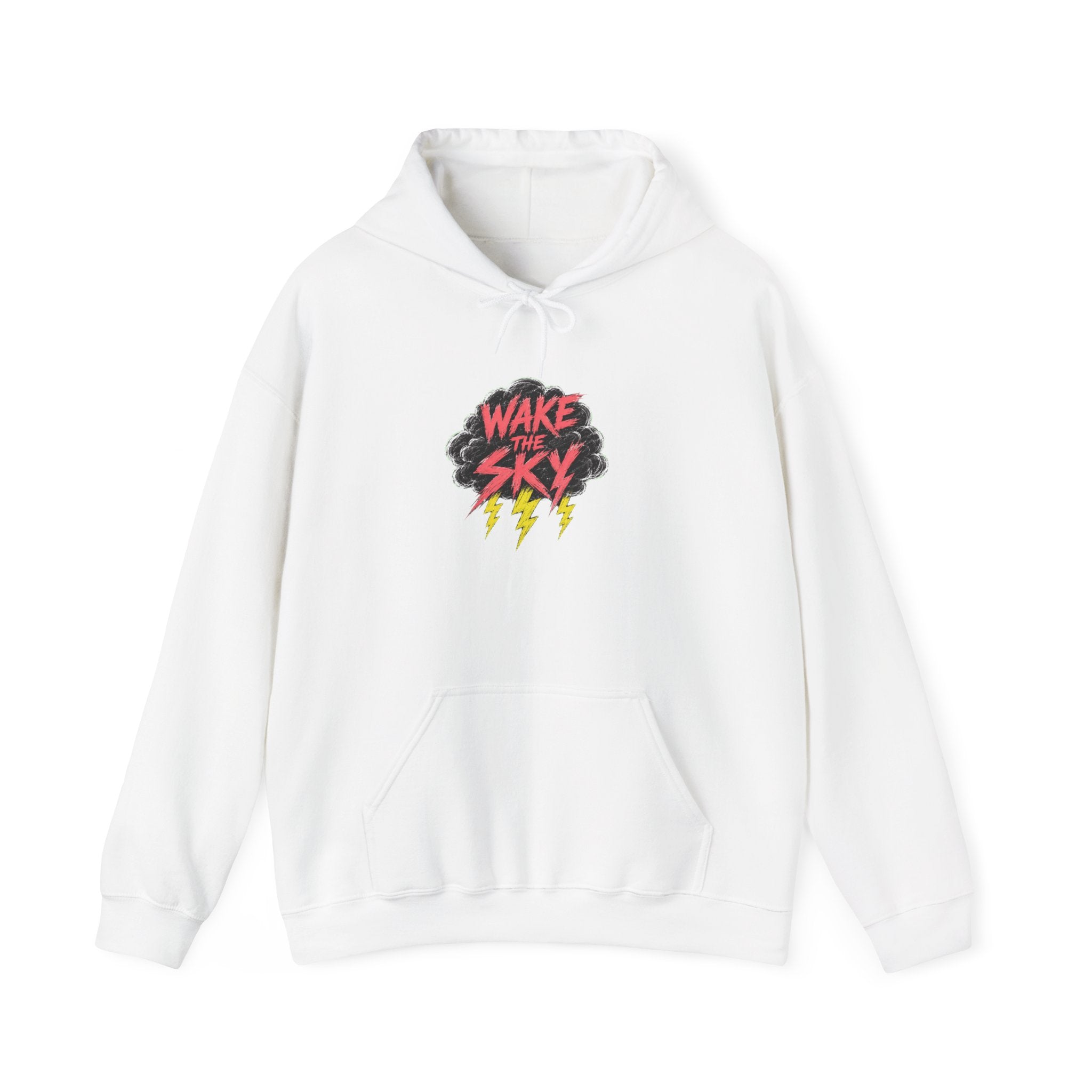 Midnight Snack Crew Hoodie — 'Wake the Sky' Raccoon Graphic Hooded Sweatshirt | Noorve | Hoodie