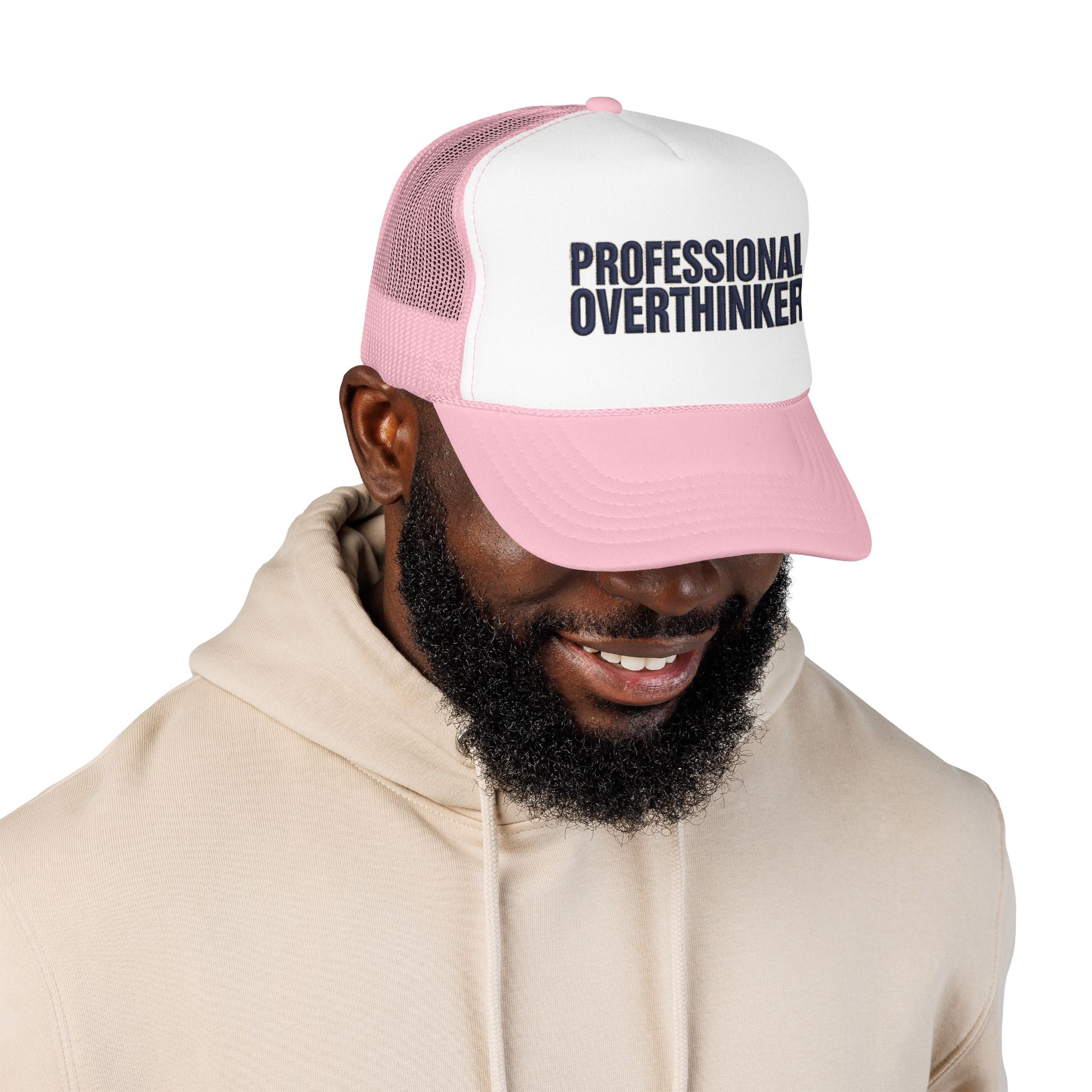Professional Overthinker Trucker Hat — Foam Patch Edition