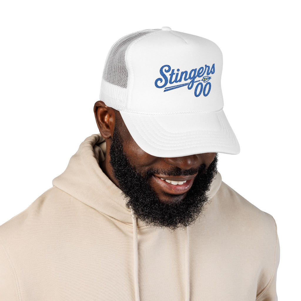 Stingers '00 Trucker Hat — Vintage Script Foam Mesh Cap