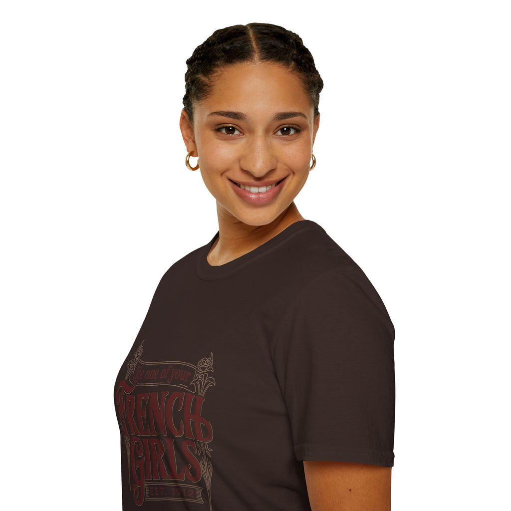 French Girls T-Shirt — "Like One of Your French Girls" Vintage Script Tee