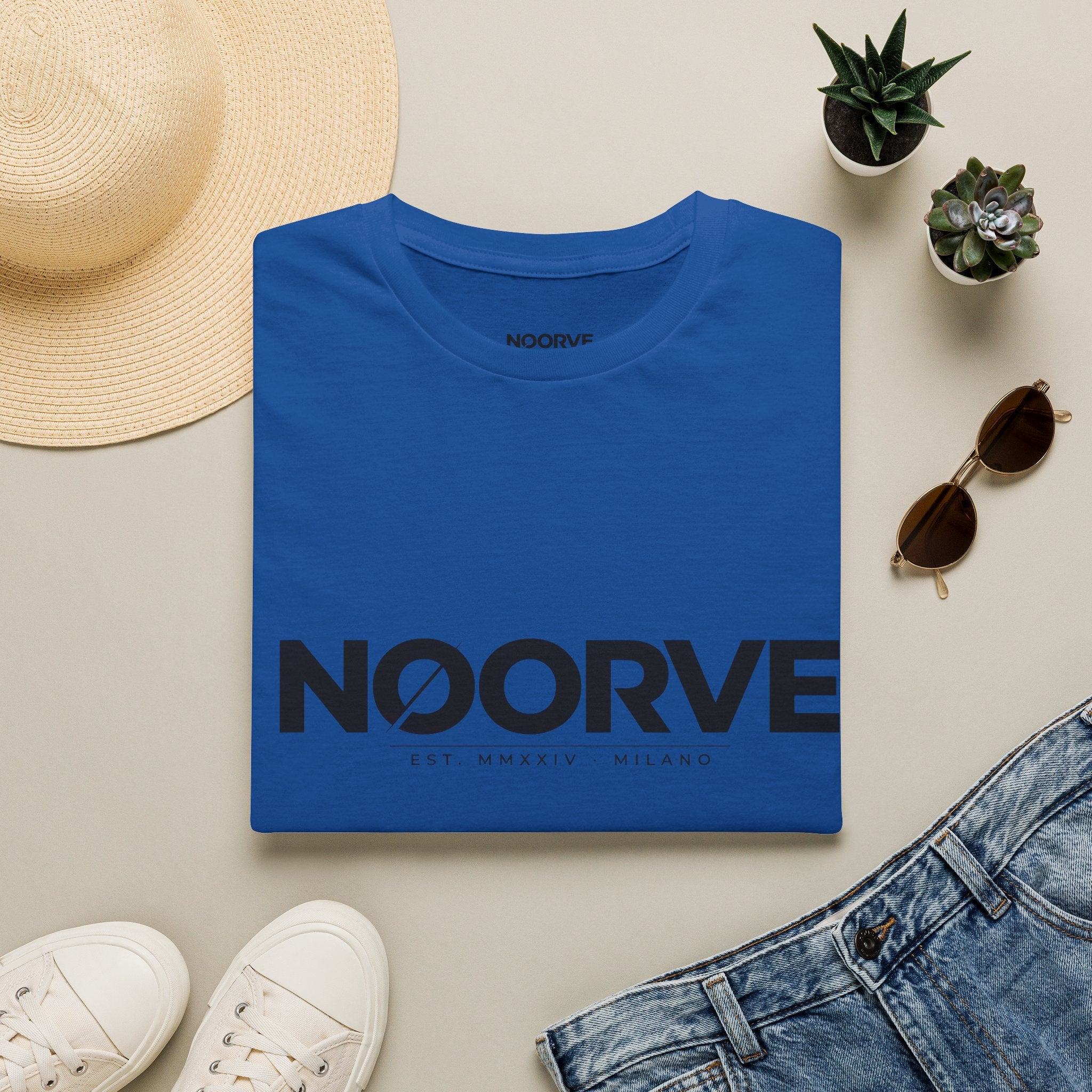 NOORVE Logo T-Shirt — Minimalist Milano Graphic Tee | Noorve | T-Shirt
