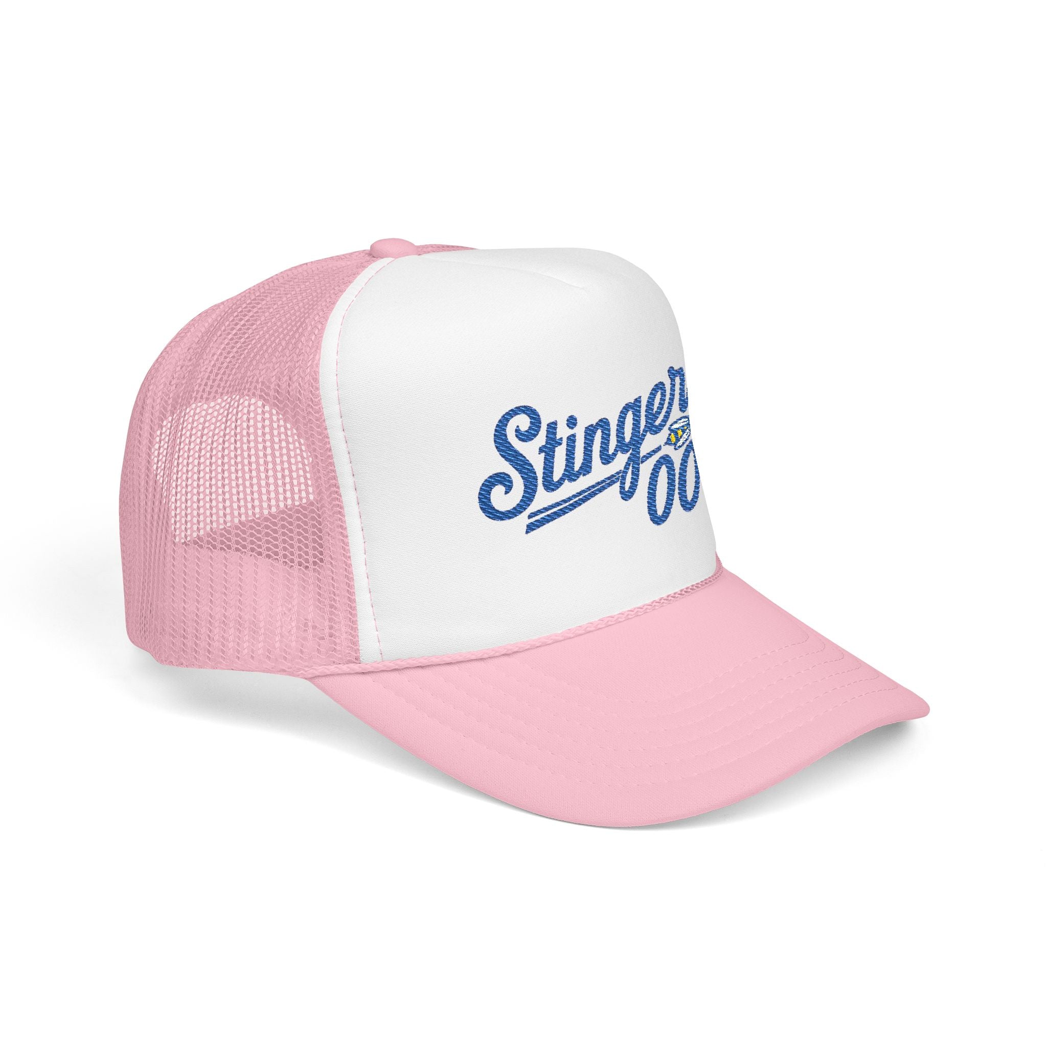 Stingers '00 Trucker Hat — Vintage Script Foam Mesh Cap