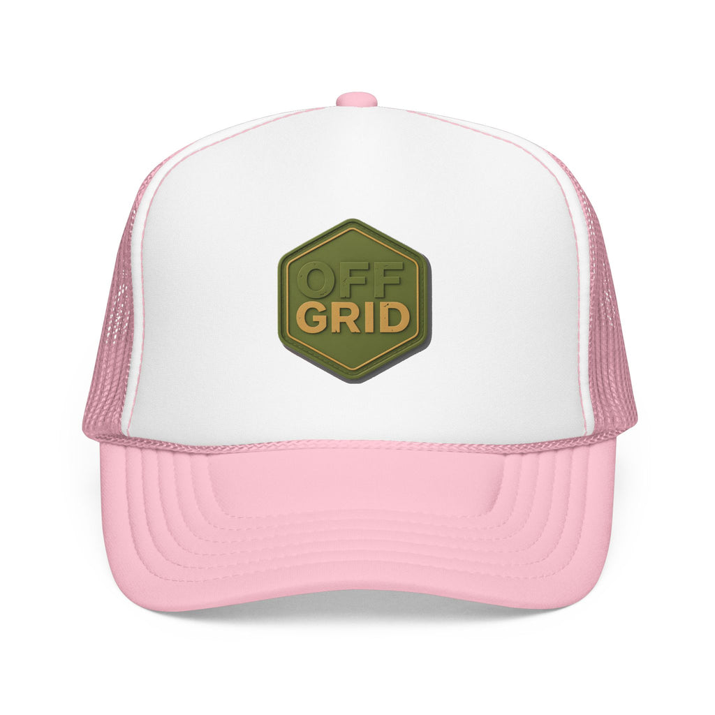 Off Grid Trucker Hat — Outdoor Adventure Foam Mesh Cap | Noorve | Hats
