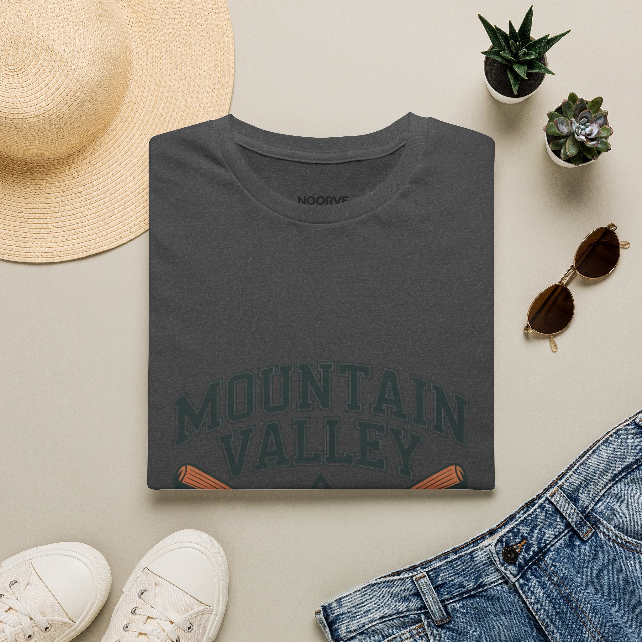 Mountain Valley University T‑Shirt — Vintage Collegiate Outdoor Tee