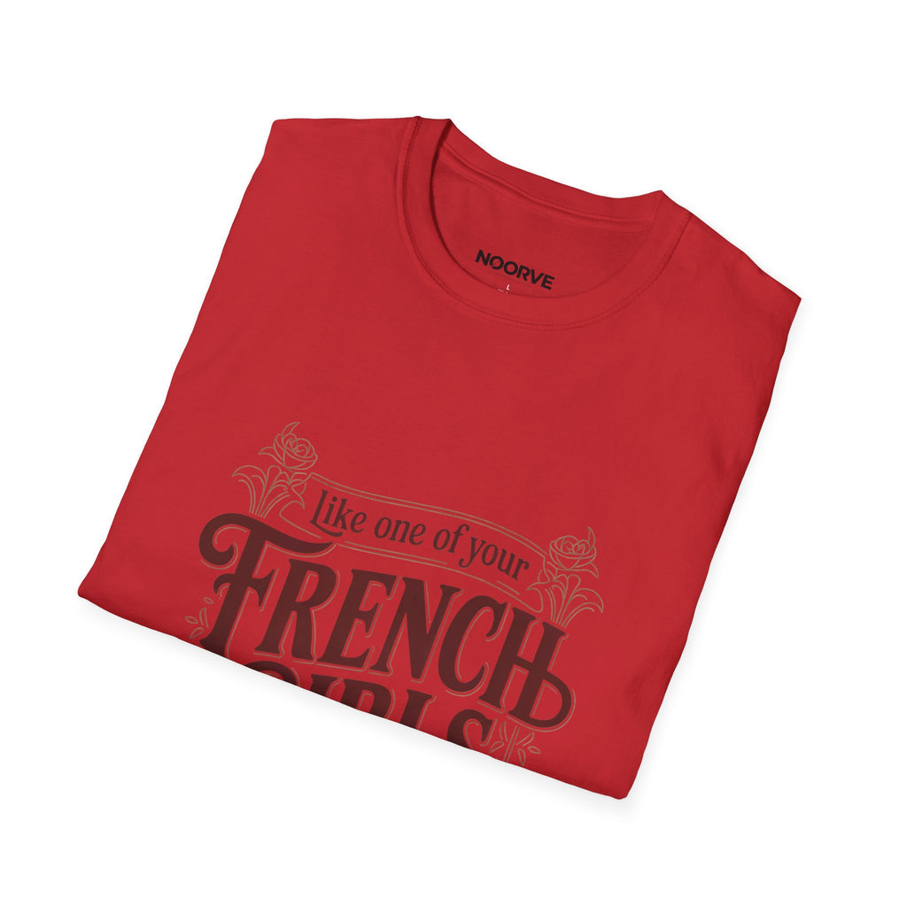 French Girls T-Shirt — "Like One of Your French Girls" Vintage Script Tee