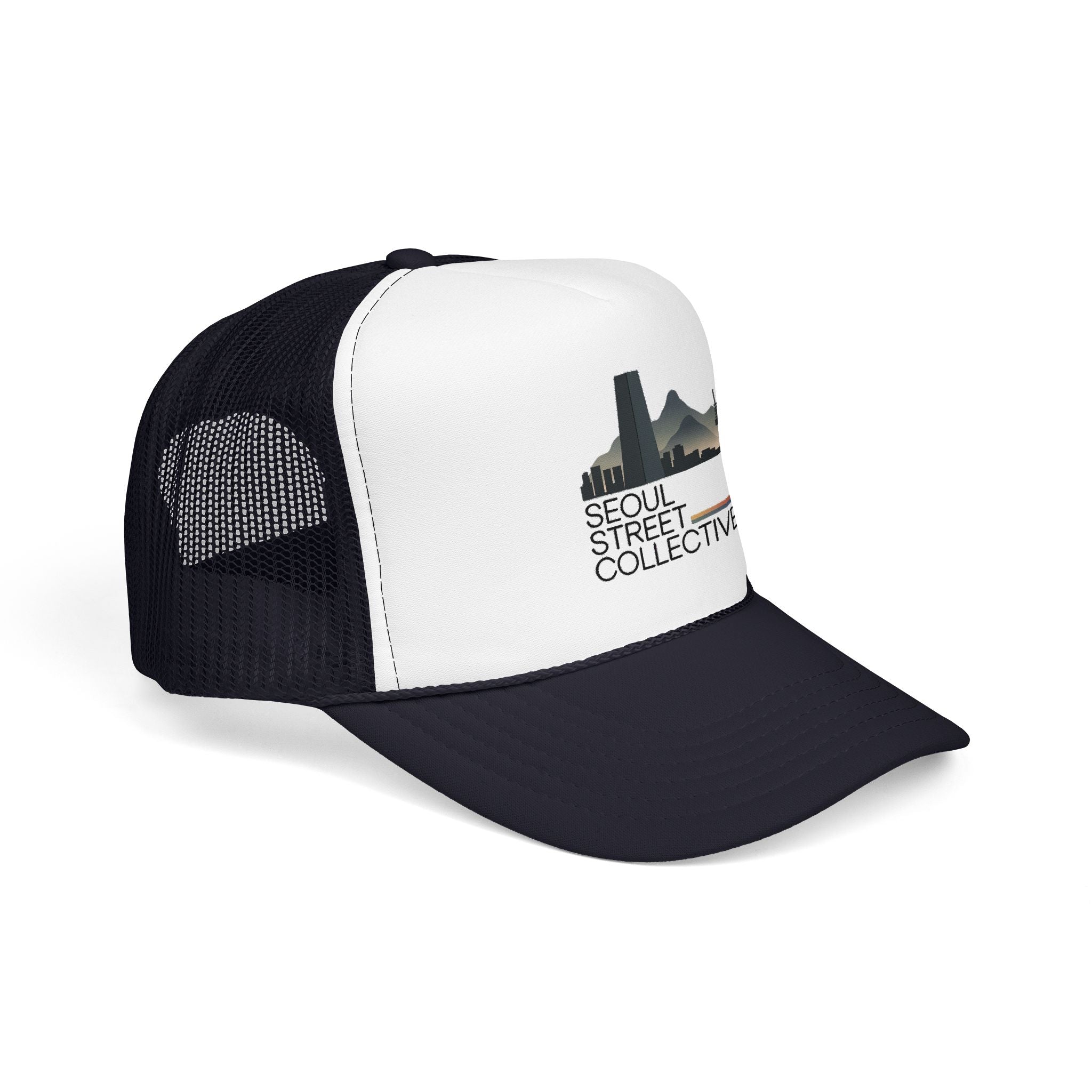 Trucker Hat — Salt Lake City Skyline Vintage Graphic