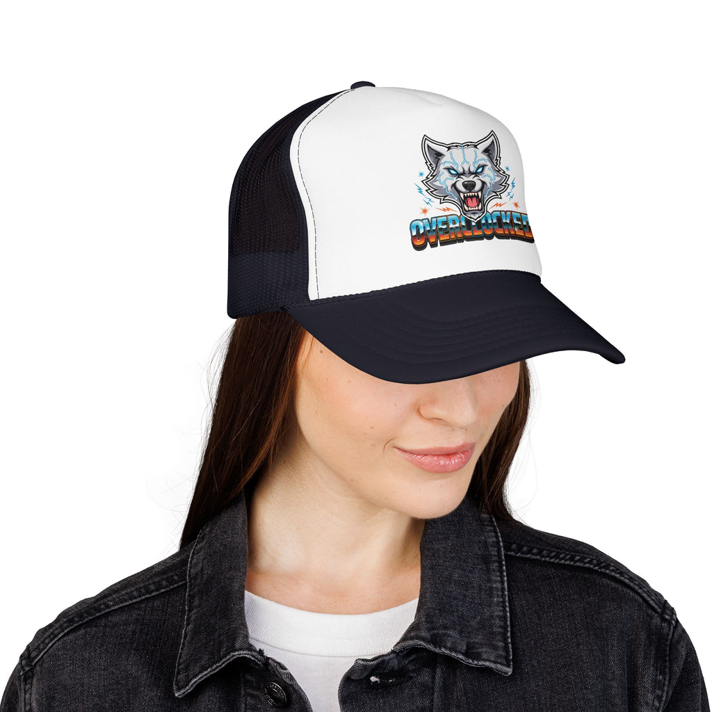 Wolf Trucker Hat — Fierce Arctic Wolf Foam Trucker Cap