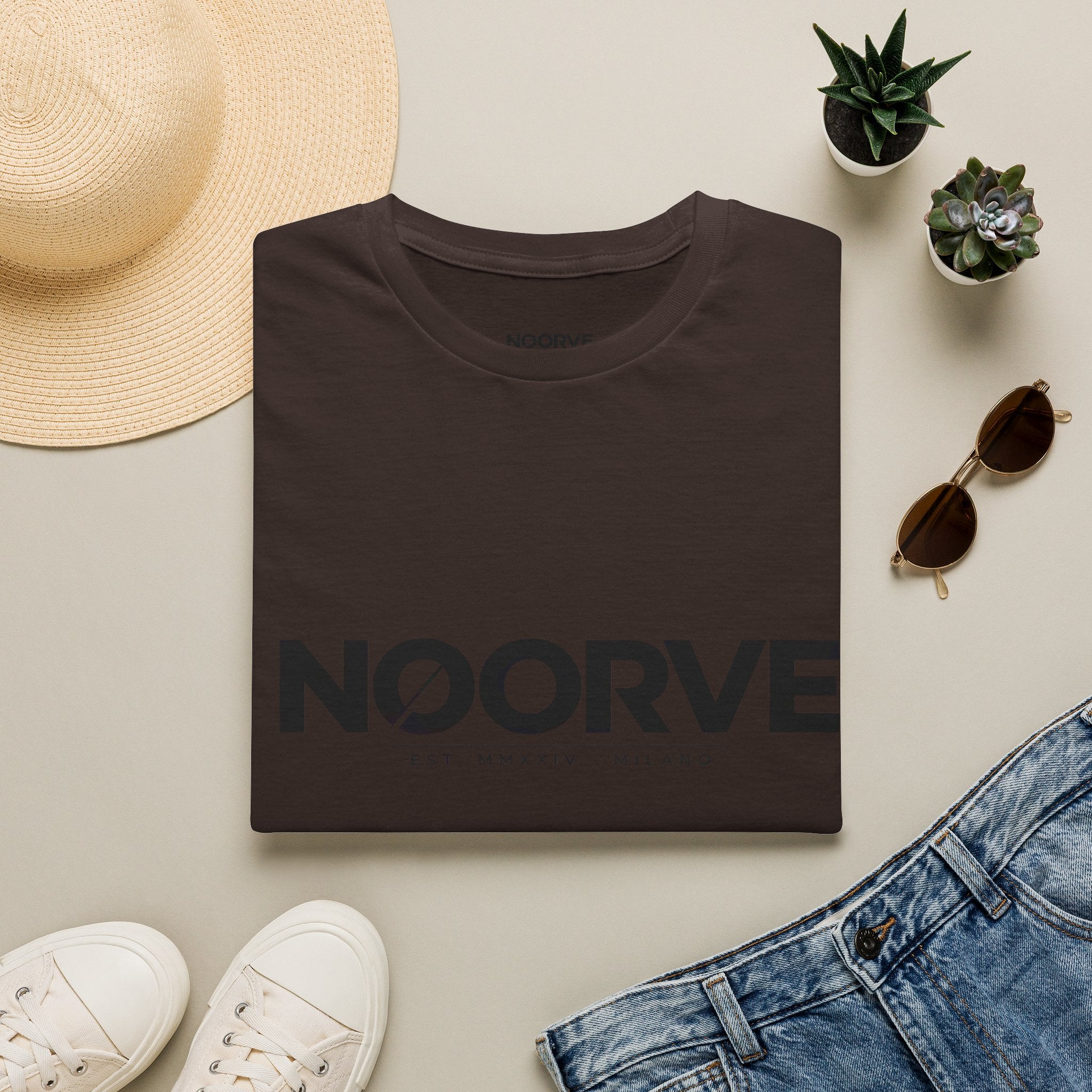 NOORVE Logo T-Shirt — Minimalist Milano Graphic Tee | Noorve | T-Shirt