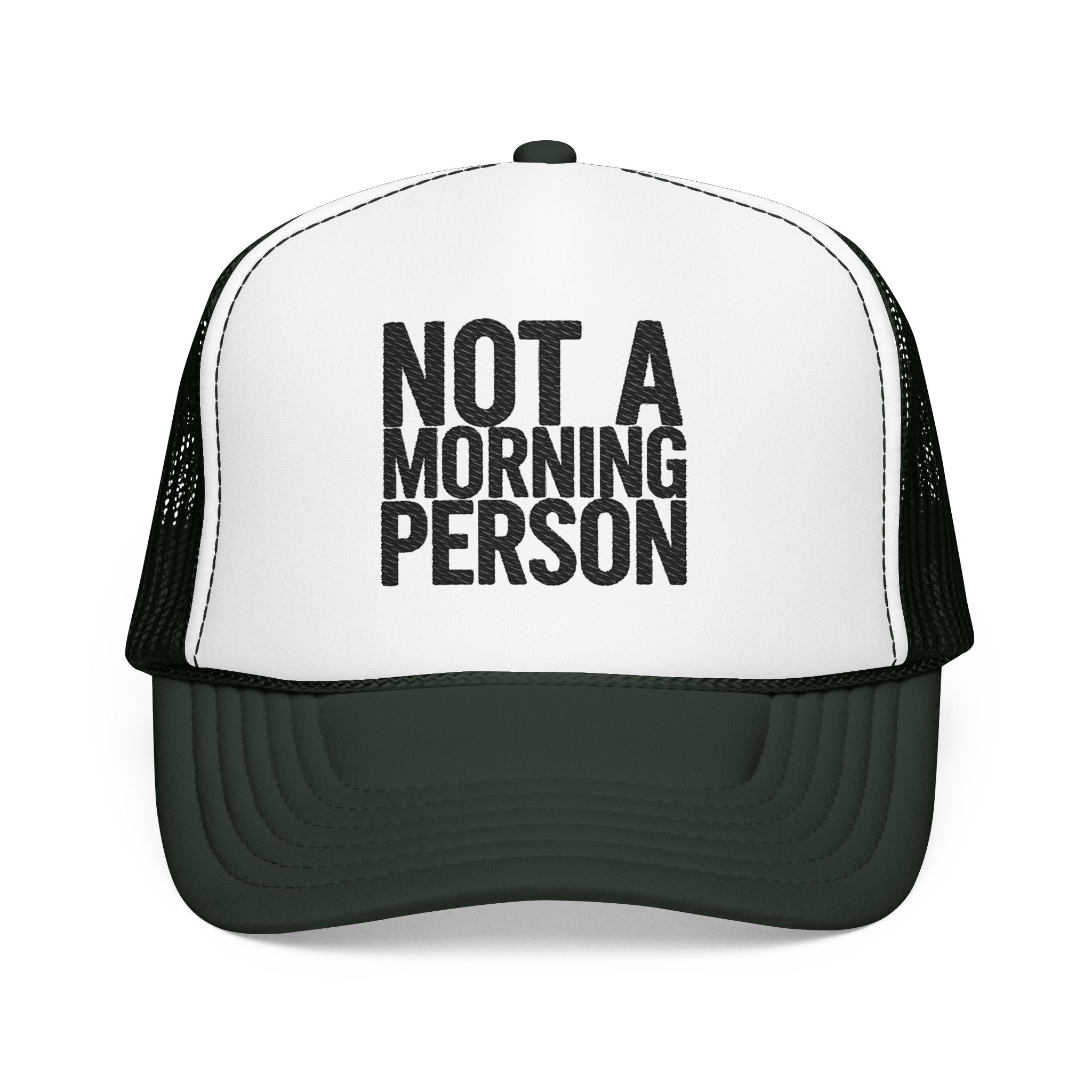 Trucker Hat — NOLA Music Person Glitter Text Foam Mesh Cap | Noorve | Hats