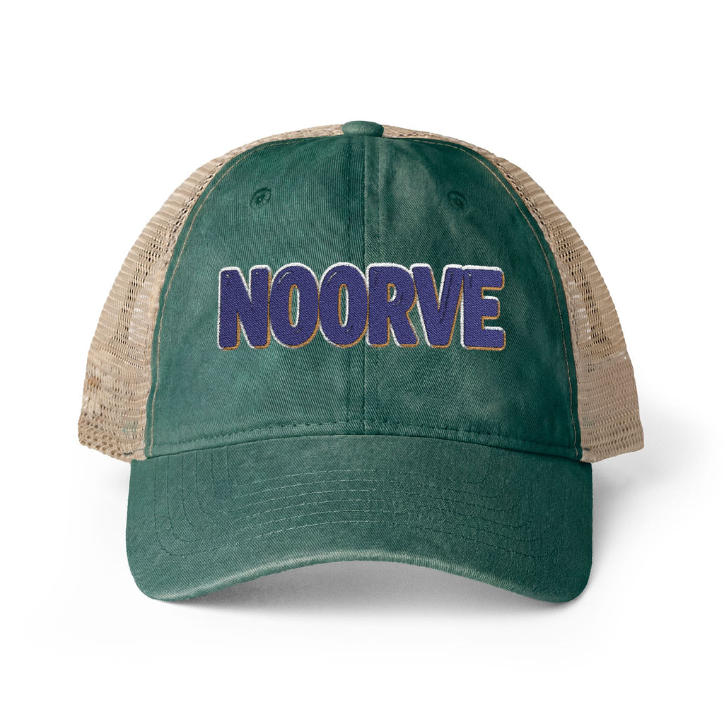 Washed Mesh-Back Cap — Summer Signature Edition | Noorve | Hats