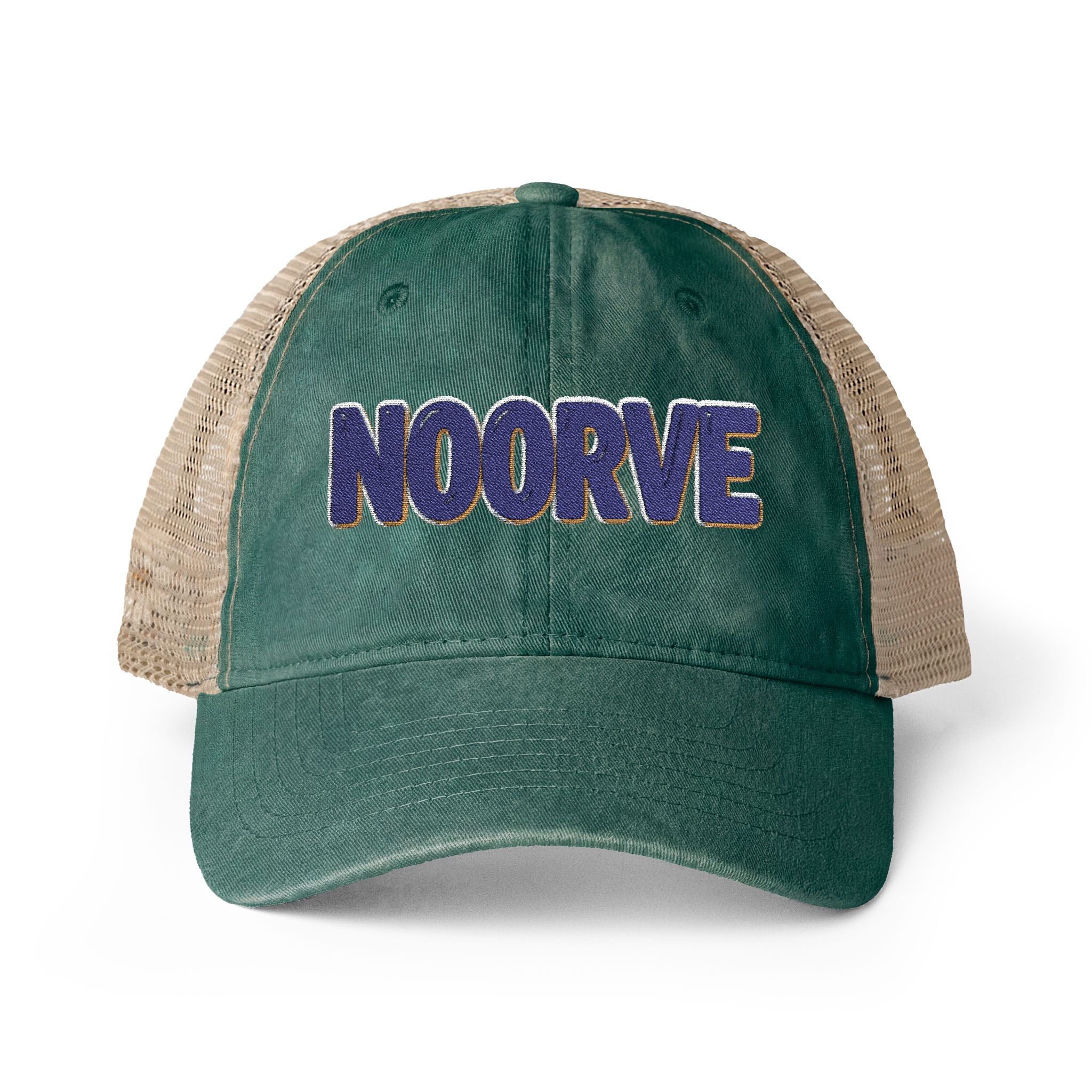 Washed Mesh-Back Cap — Summer Signature Edition | Noorve | Hats