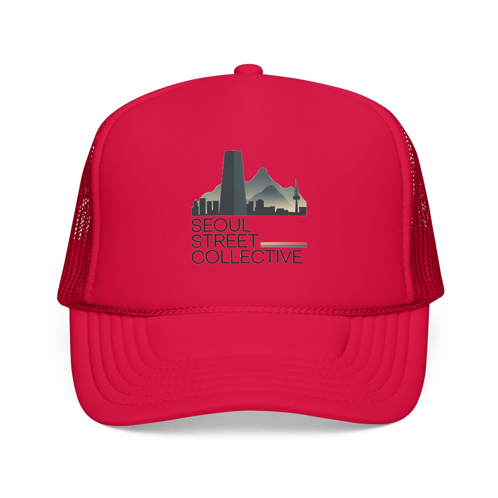 Trucker Hat — Salt Lake City Skyline Vintage Graphic