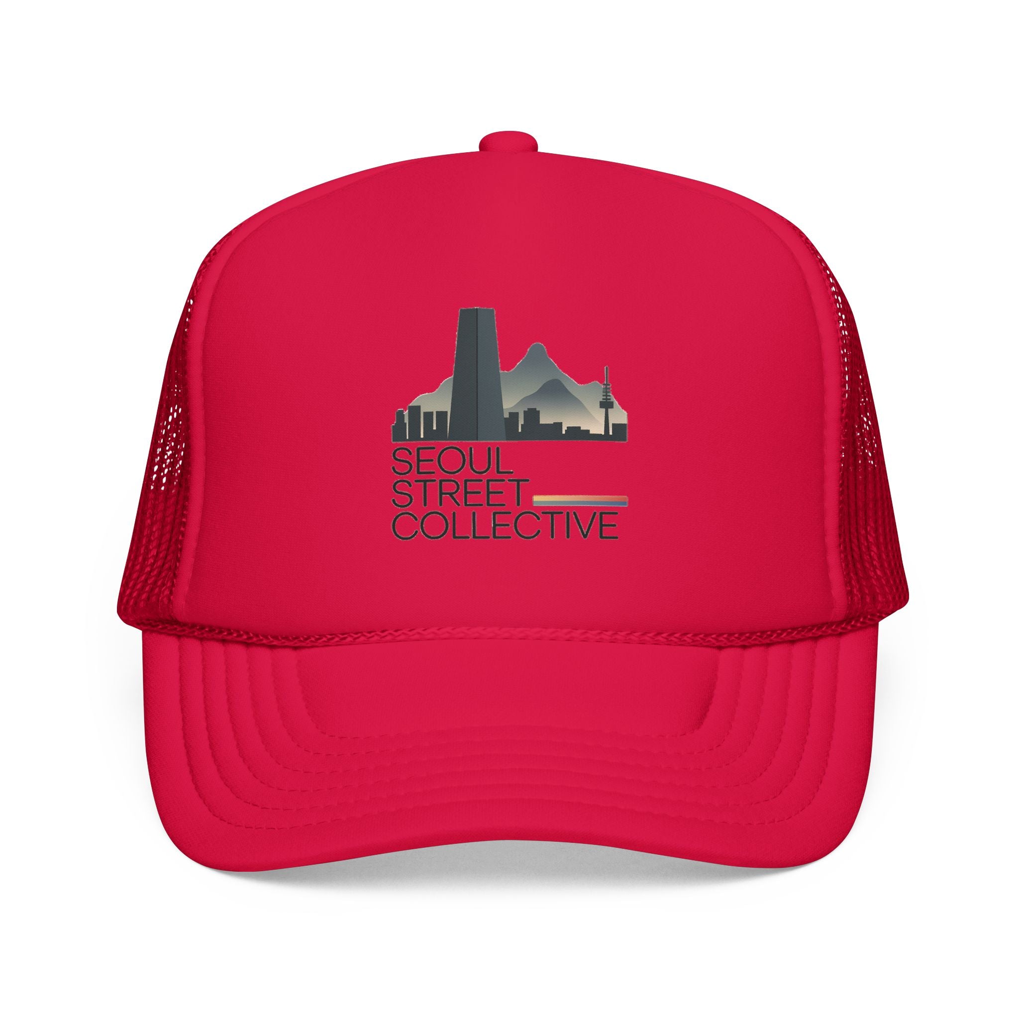 Trucker Hat — Salt Lake City Skyline Vintage Graphic