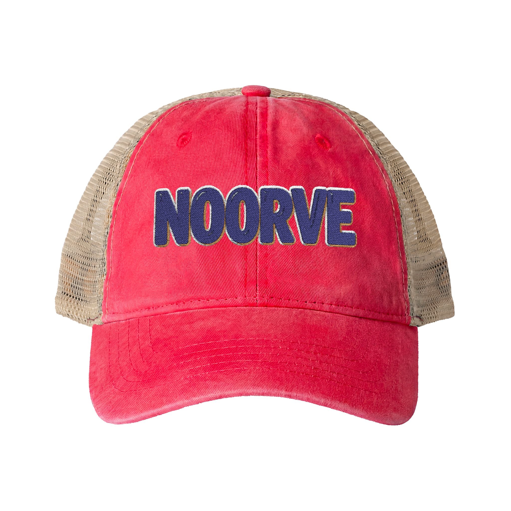 Washed Mesh-Back Cap — Summer Signature Edition | Noorve | Hats