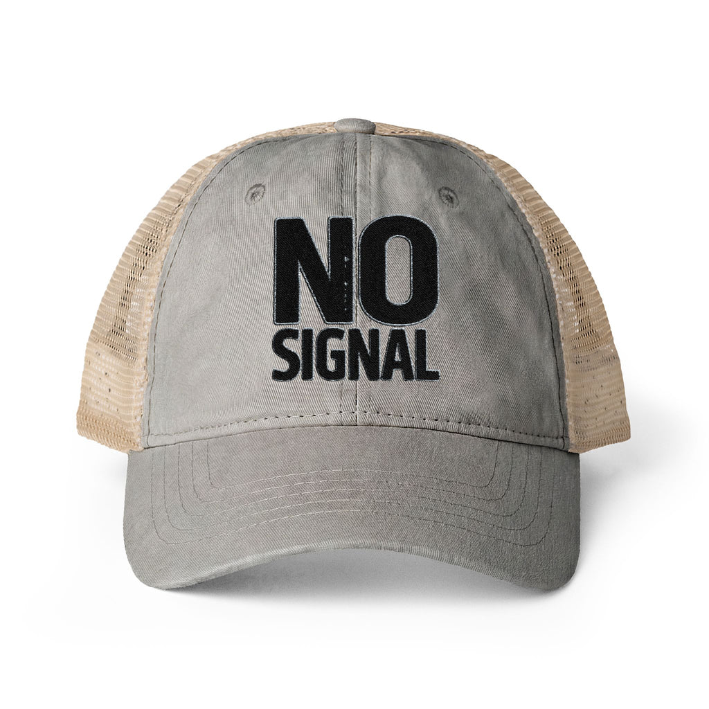 Dusty Pink Floral Washed Mesh-Back Cap | Noorve | Hats