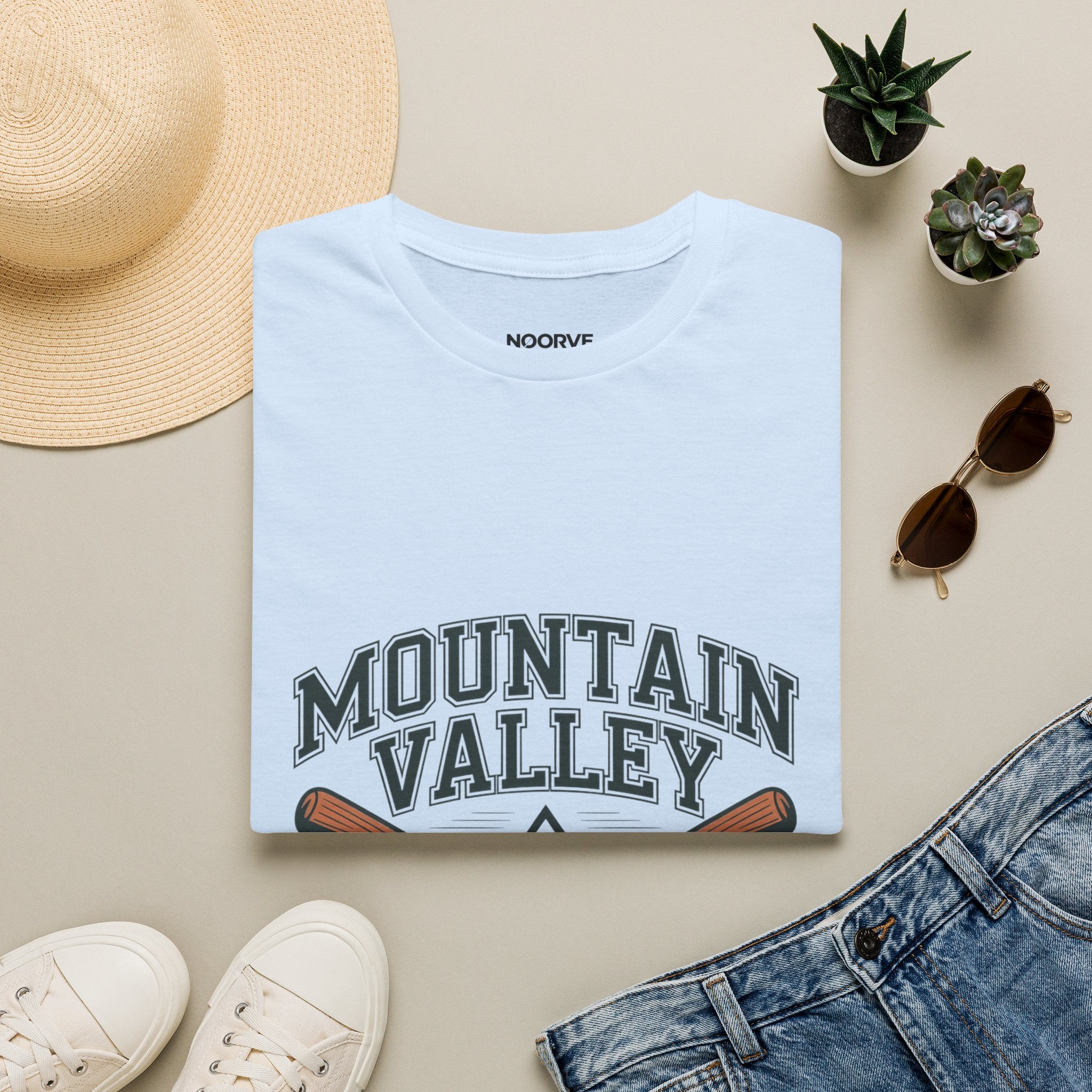 Mountain Valley University T‑Shirt — Vintage Collegiate Outdoor Tee