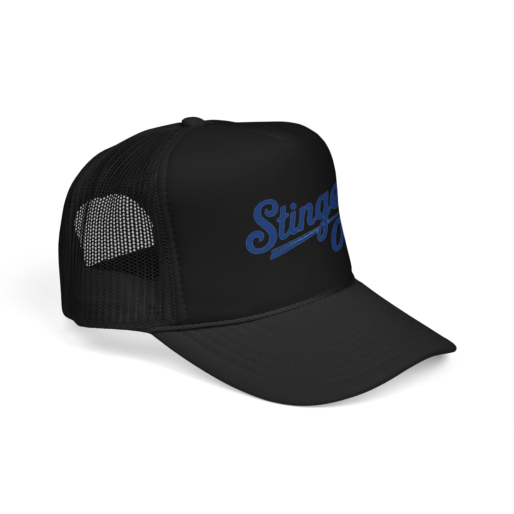 Stingers 00 Foam Trucker Hat — Retro Sports Mesh Cap