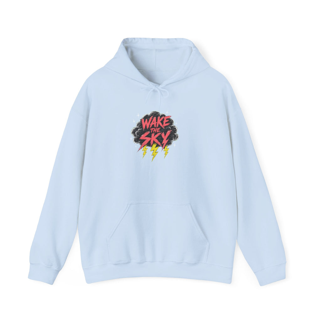 Midnight Snack Crew Hoodie — 'Wake the Sky' Raccoon Graphic Hooded Sweatshirt | Noorve | Hoodie