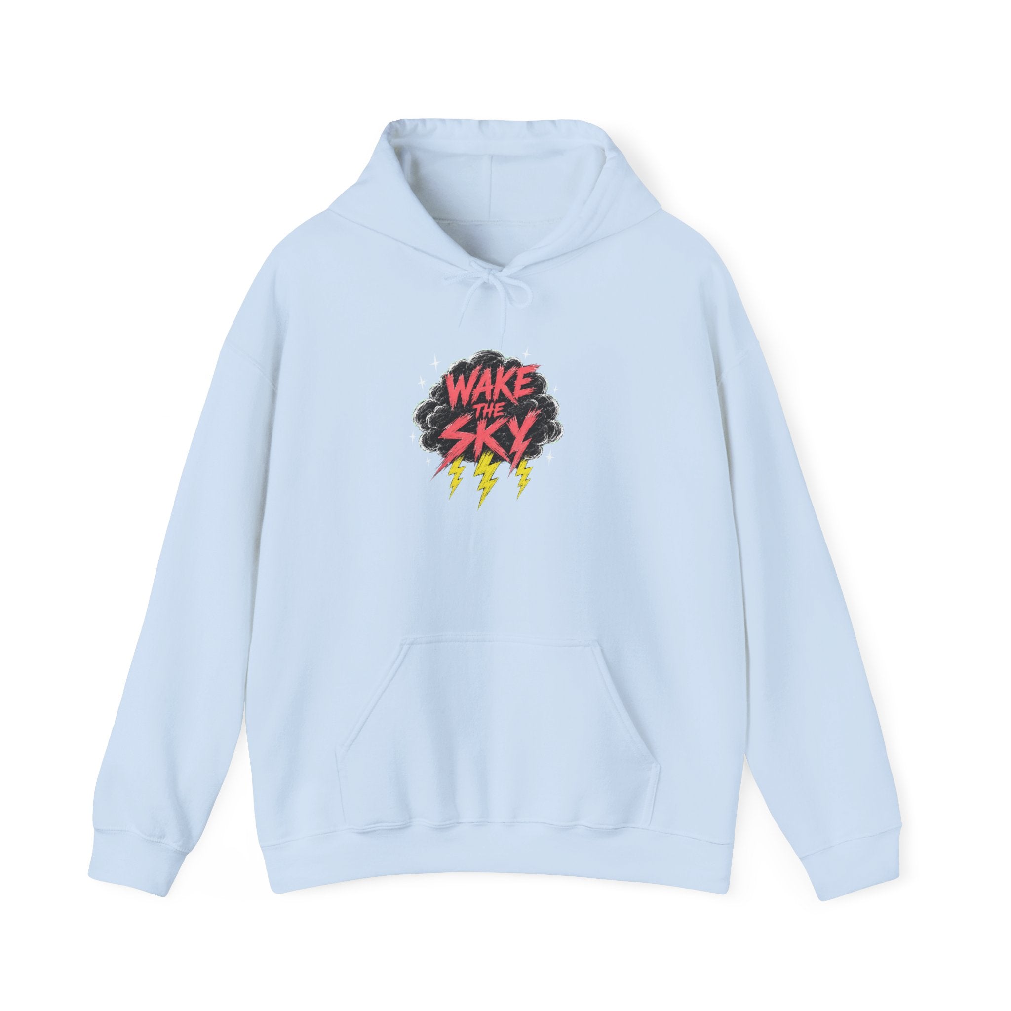 Midnight Snack Crew Hoodie — 'Wake the Sky' Raccoon Graphic Hooded Sweatshirt | Noorve | Hoodie