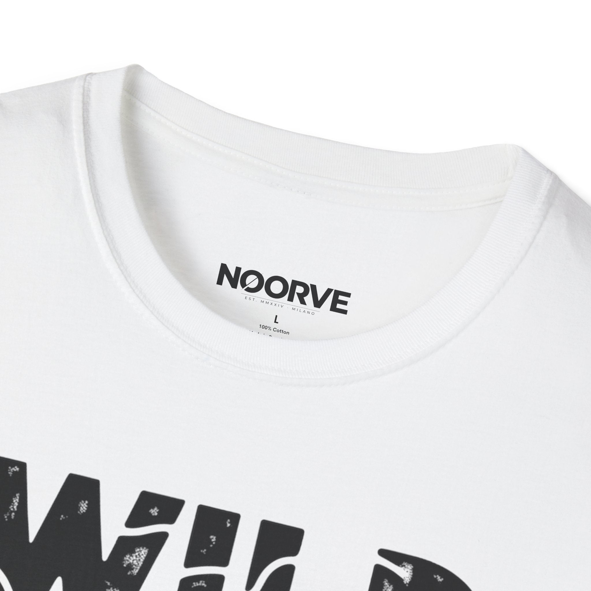 Wild Fire Graphic T-Shirt — Bold Flame Typography Tee | Noorve | T-Shirt