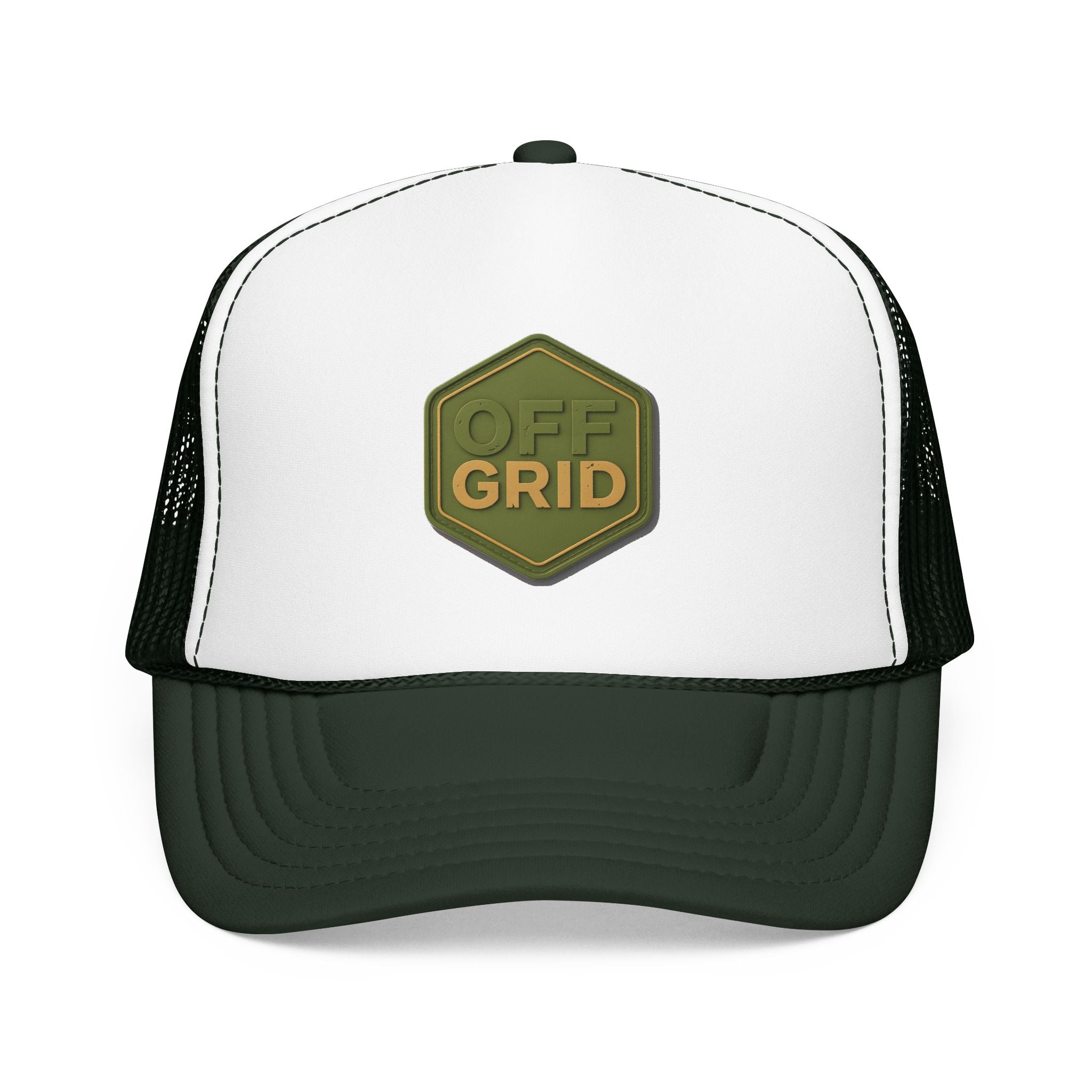 Off Grid Trucker Hat — Outdoor Adventure Foam Mesh Cap | Noorve | Hats