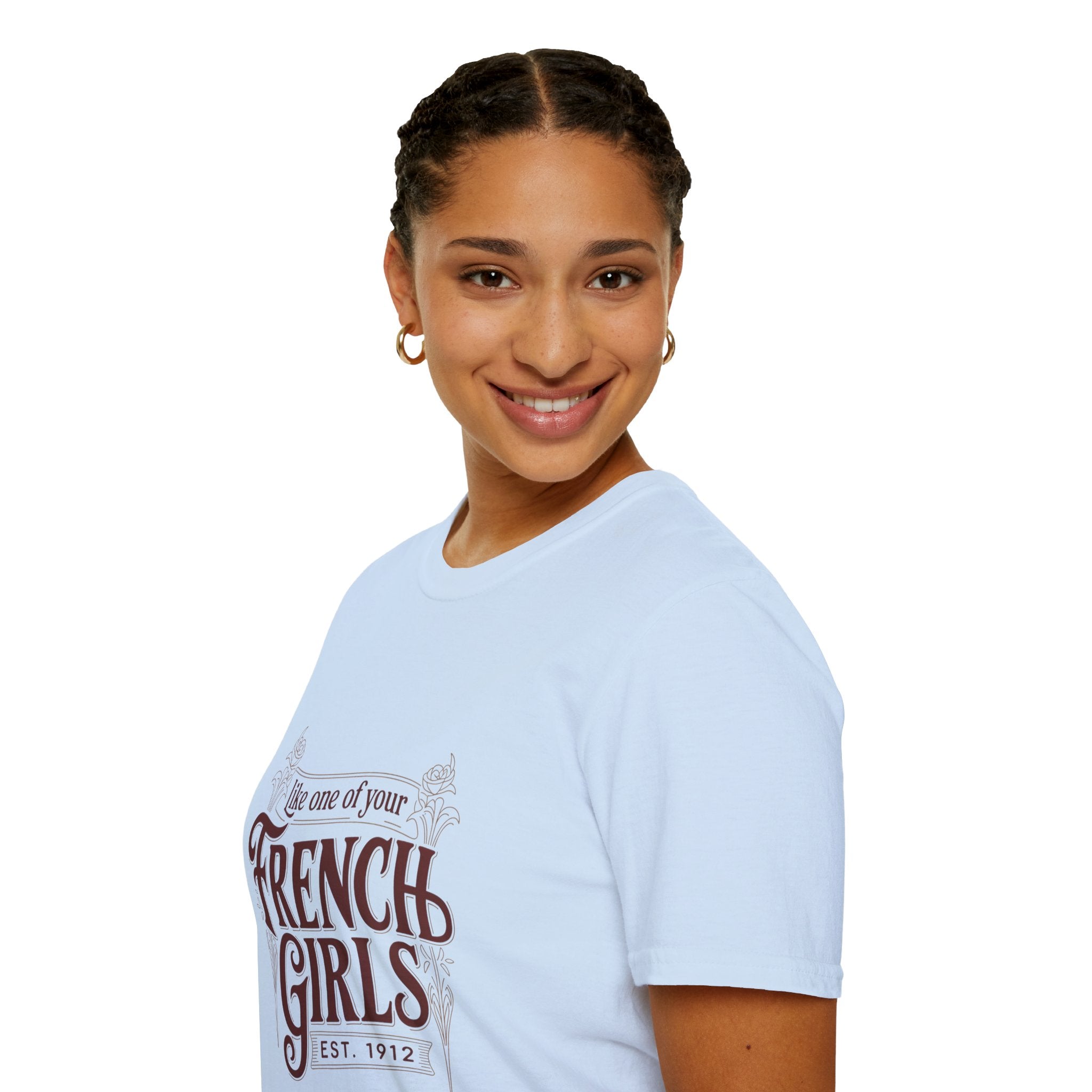 French Girls T-Shirt — "Like One of Your French Girls" Vintage Script Tee
