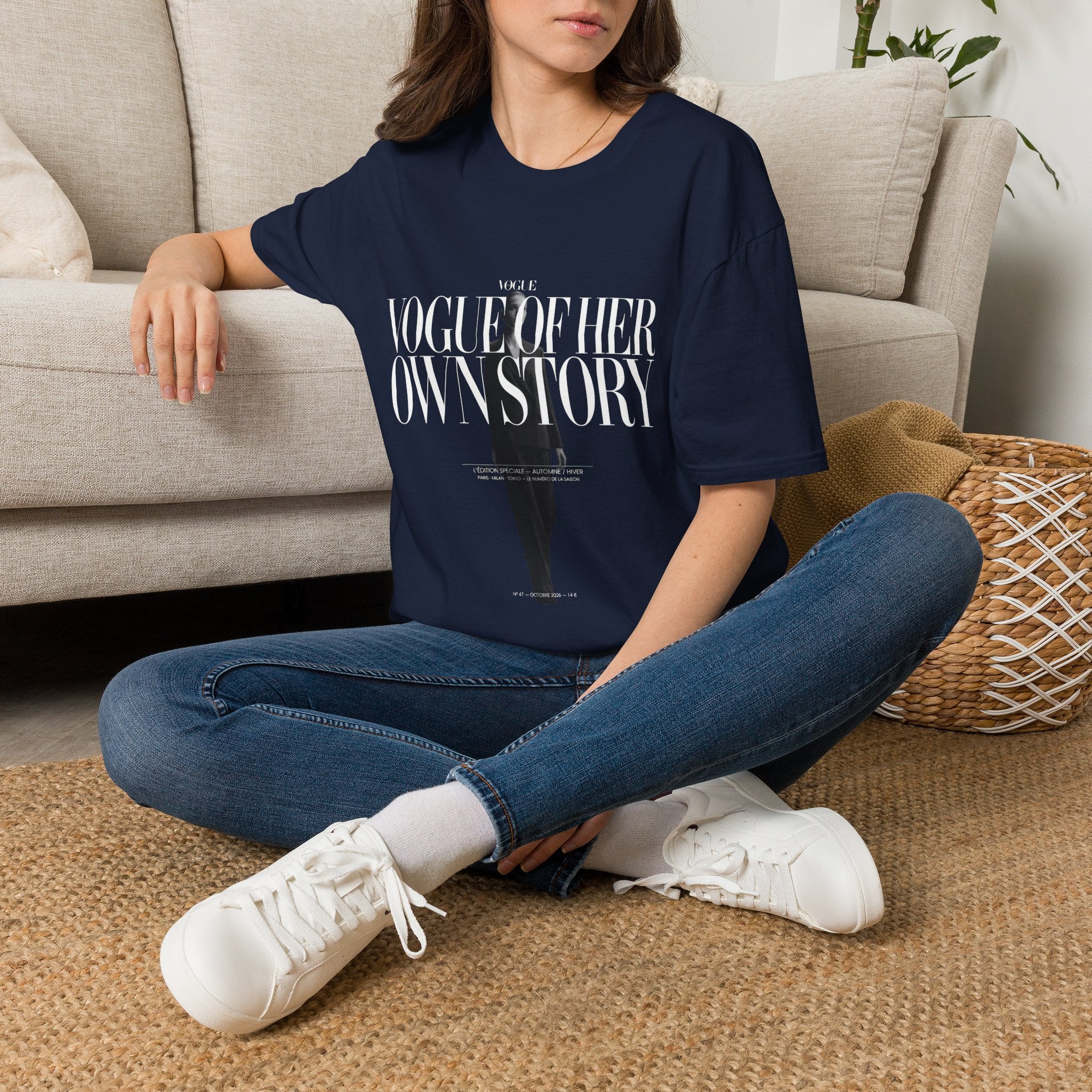 Vogue Of Her Own Story T-Shirt — Feminine Empowerment Graphic Tee | Noorve | T-Shirt