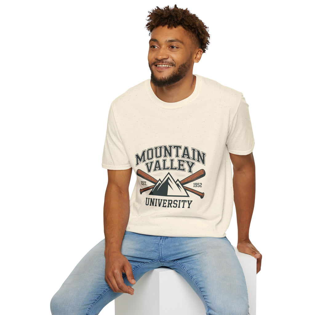 Mountain Valley University T-Shirt — Vintage Collegiate Outdoor Tee | Noorve | T-Shirt