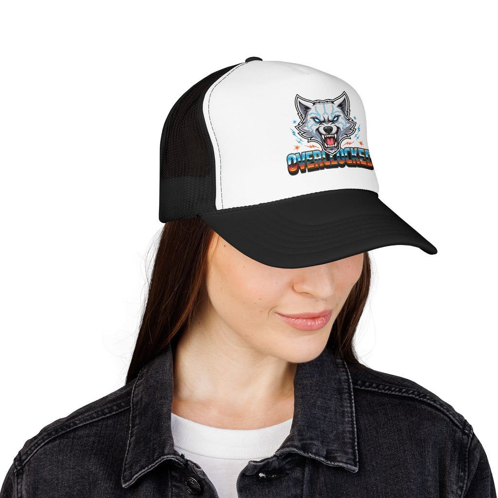 Wolf Trucker Hat — Fierce Arctic Wolf Foam Trucker Cap